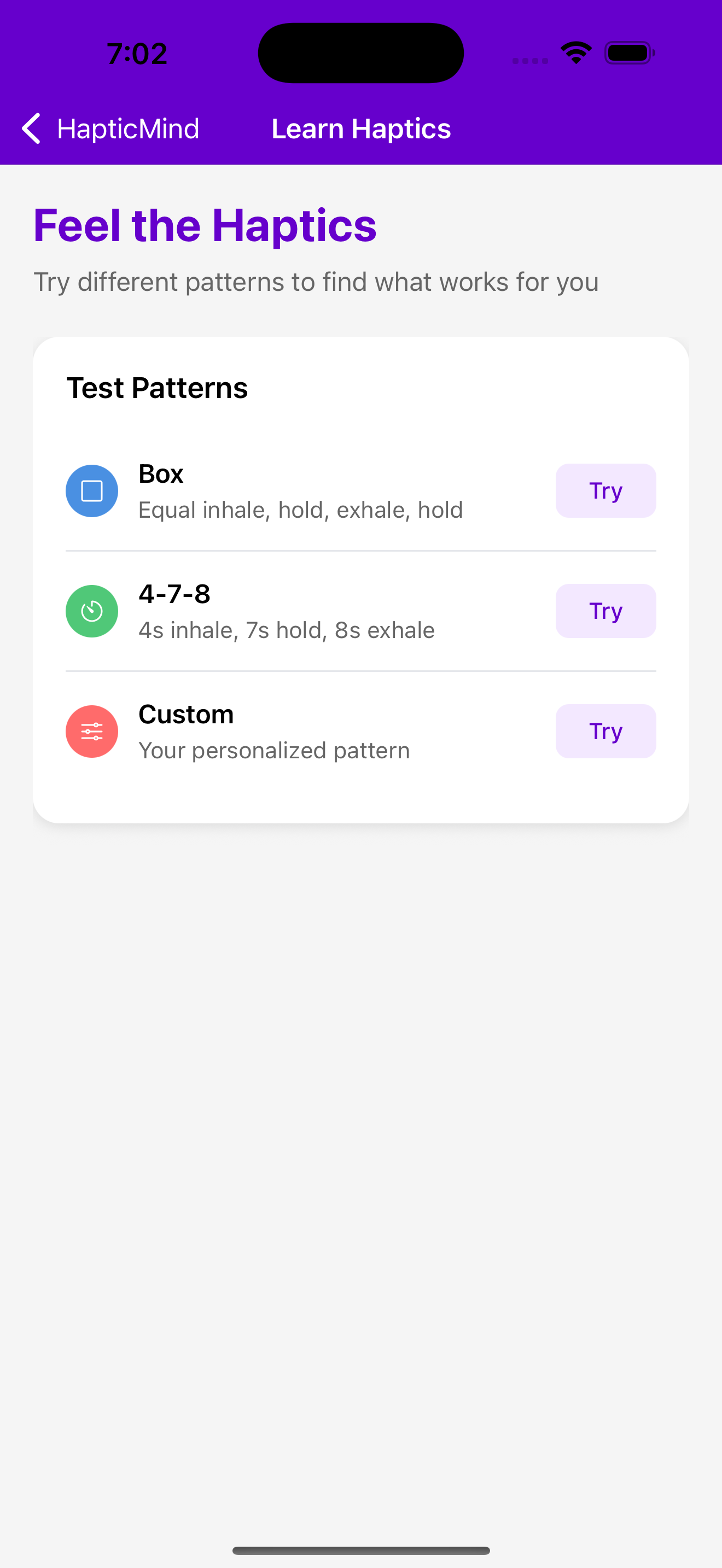 Learning Session Screenshot 1