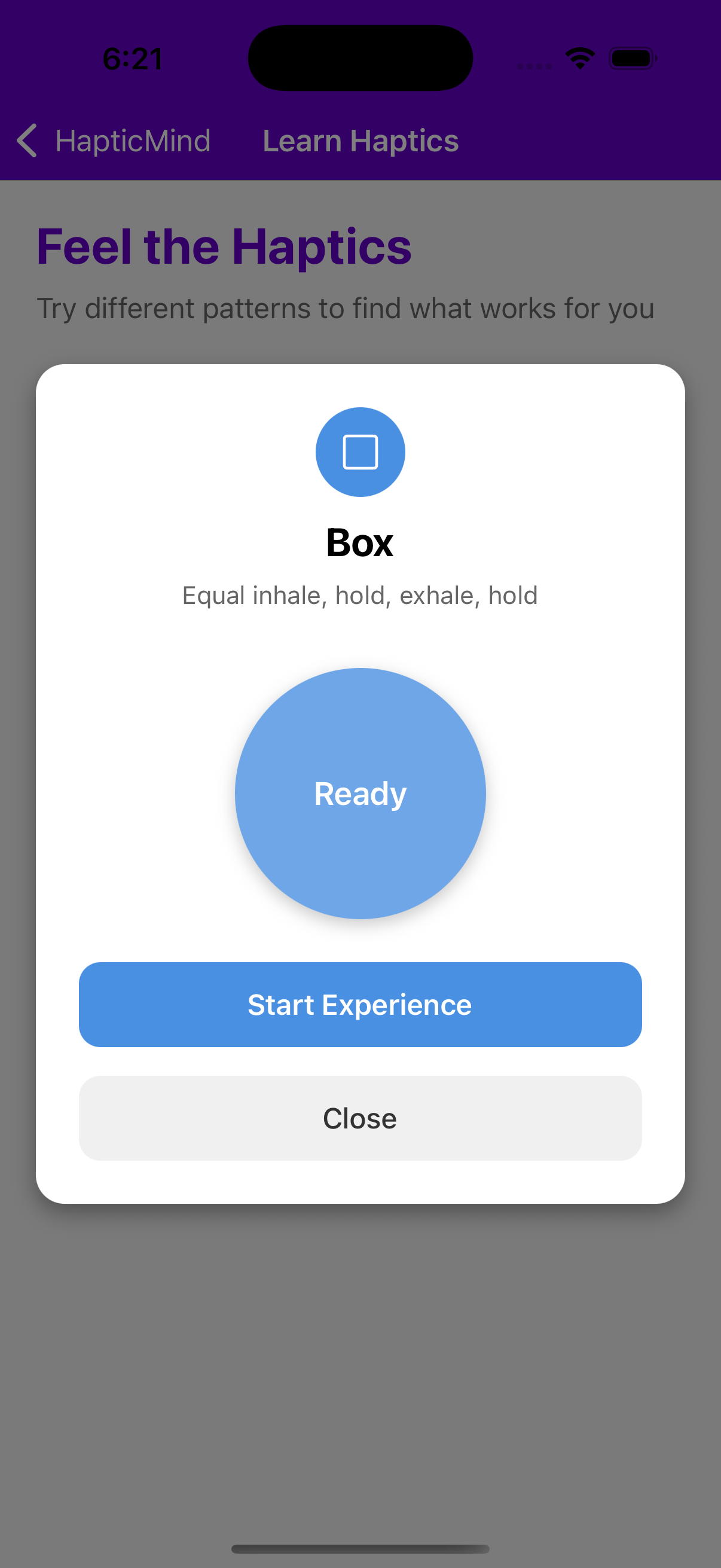 Learning Session Screenshot 2
