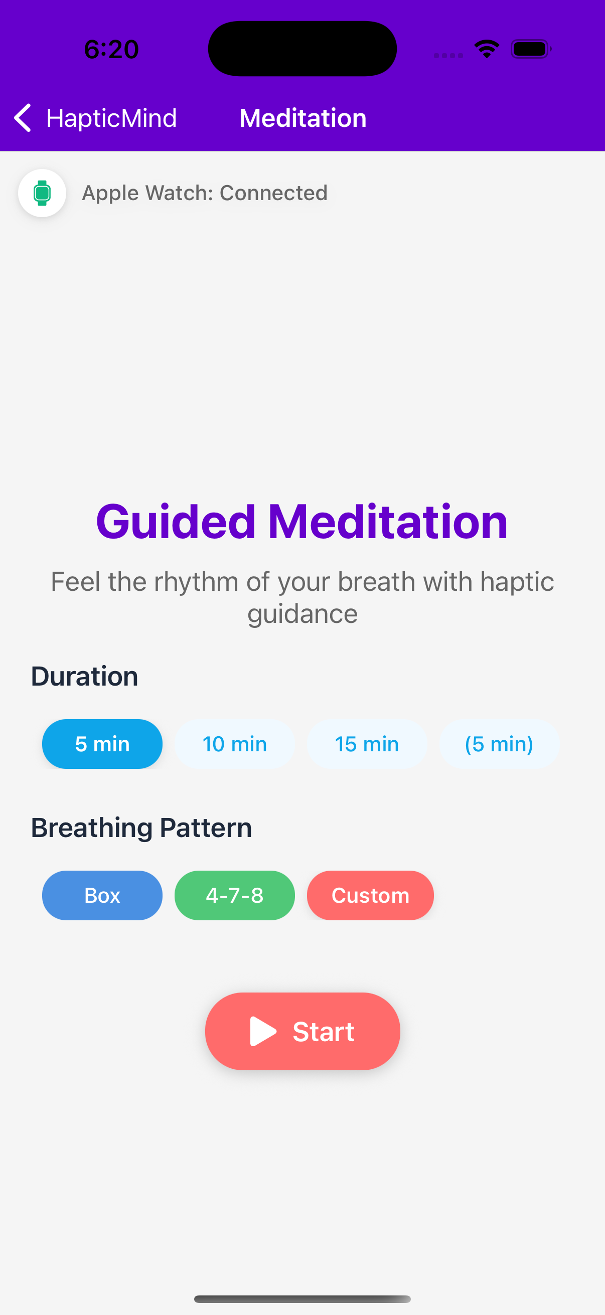 Meditation Session Screenshot 3